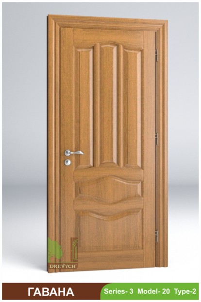 The interior doors of the selected array of wood Havana 